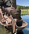 Dredge Bucket - Sumpter Valley Dredge State Heritage Area, Oregon